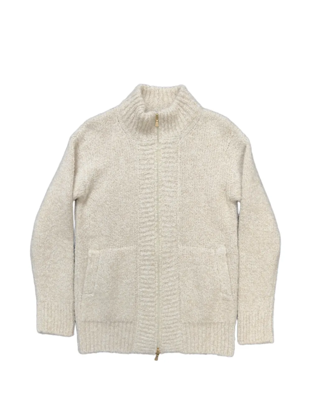 Eleventy zip-up cardigan - Toni neutri
