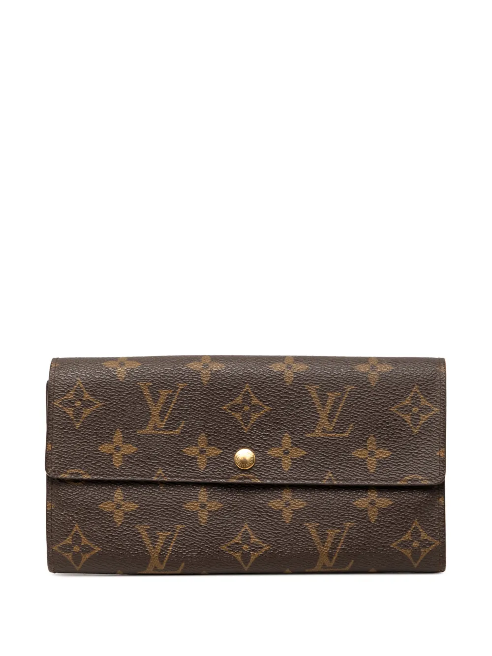 Louis Vuitton Pre-Owned 2005 Monogram Sarah Wallet long wallets - Braun