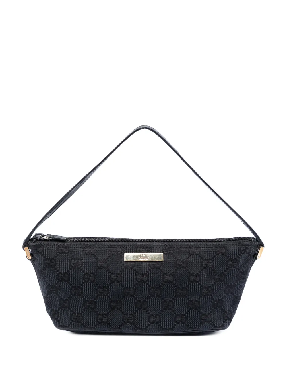 Gucci Pre-Owned 2000-2015 GG Canvas Boat shoulder bag - Nero