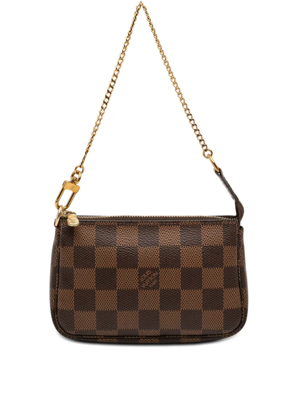 Louis Vuitton Pre-Owned 2018 Damier Ebene Mini Pochette Accessoires handbag - Marrone