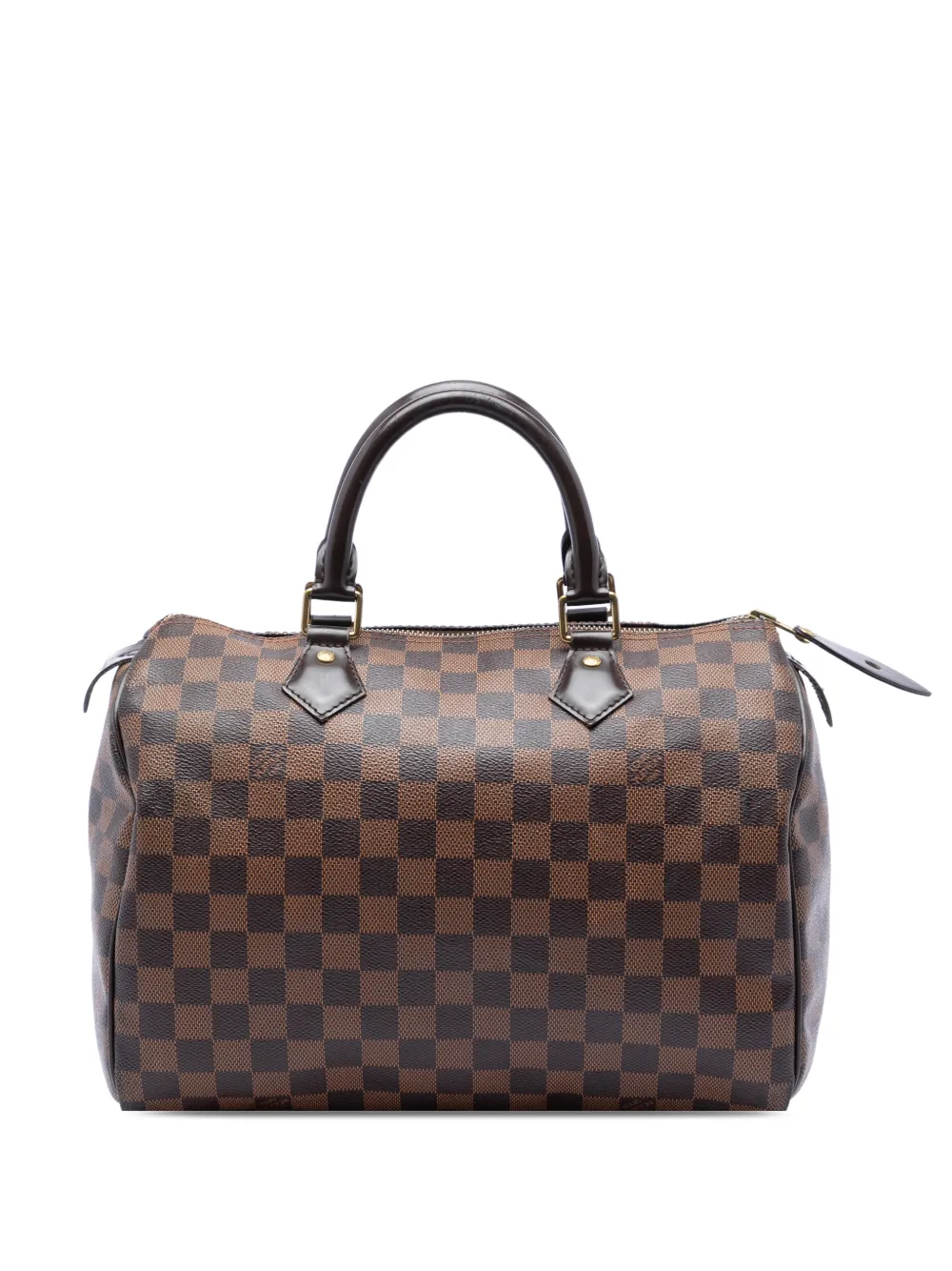 Louis Vuitton Pre-Owned 2015 Damier Ebene Speedy 30 boston bag - Braun