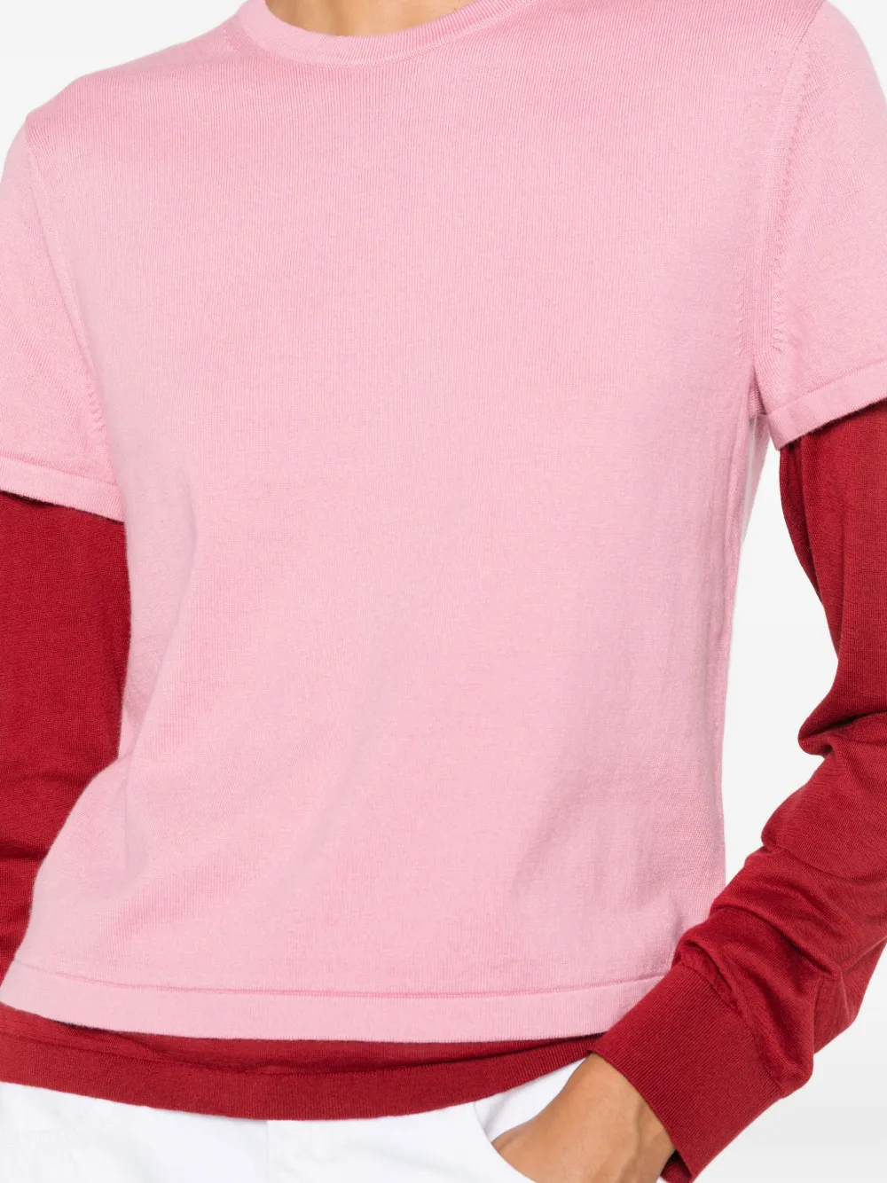 Guest In Residence Trui met gelaagd effect Roze