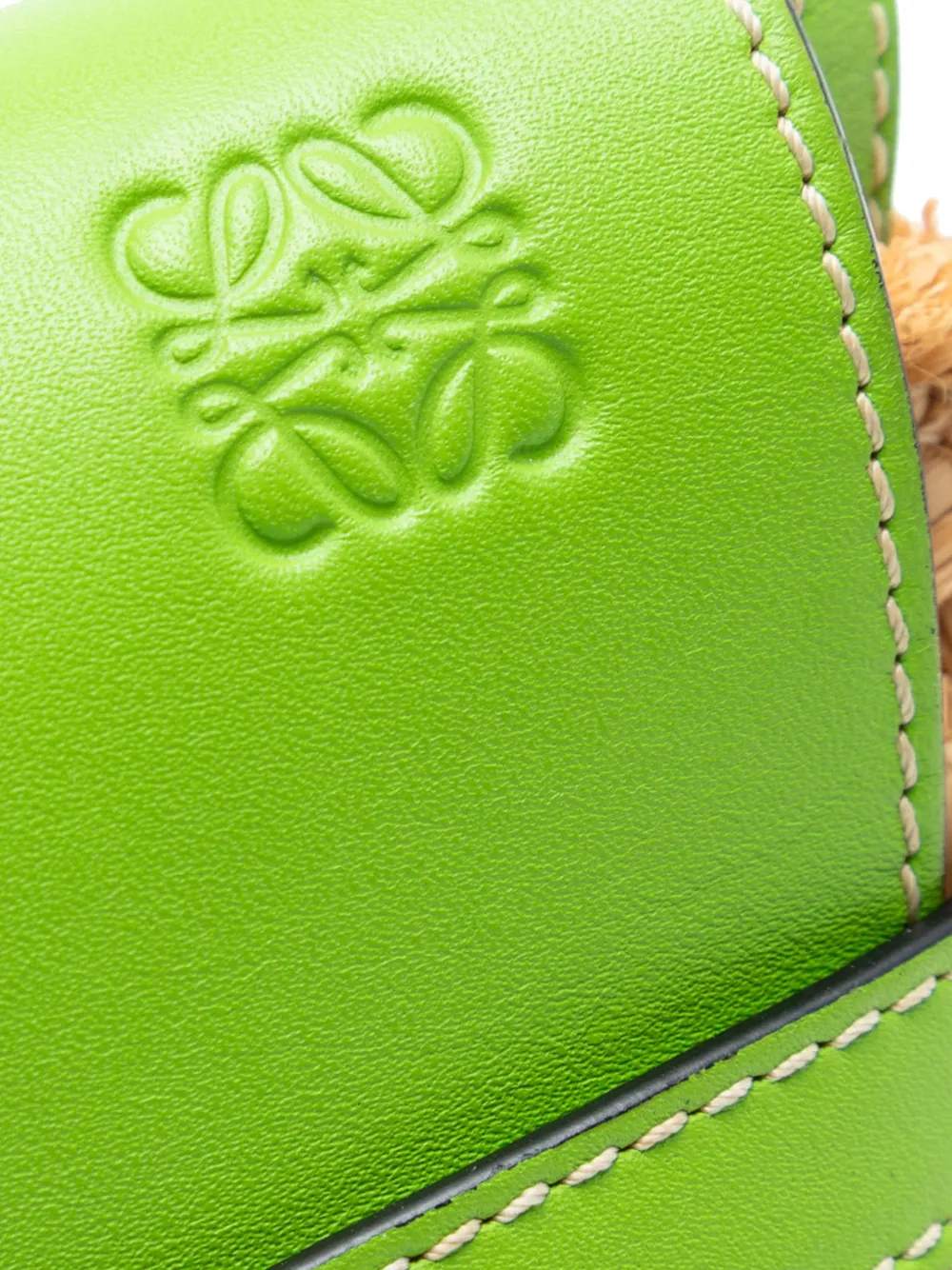Loewe Pre-Owned 2018 ミニ ラフィア ゲート ショルダーバッグ