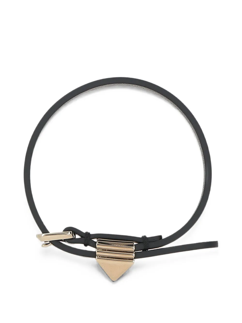 Valentino Garavani Rockstud leather bracelet - Nero