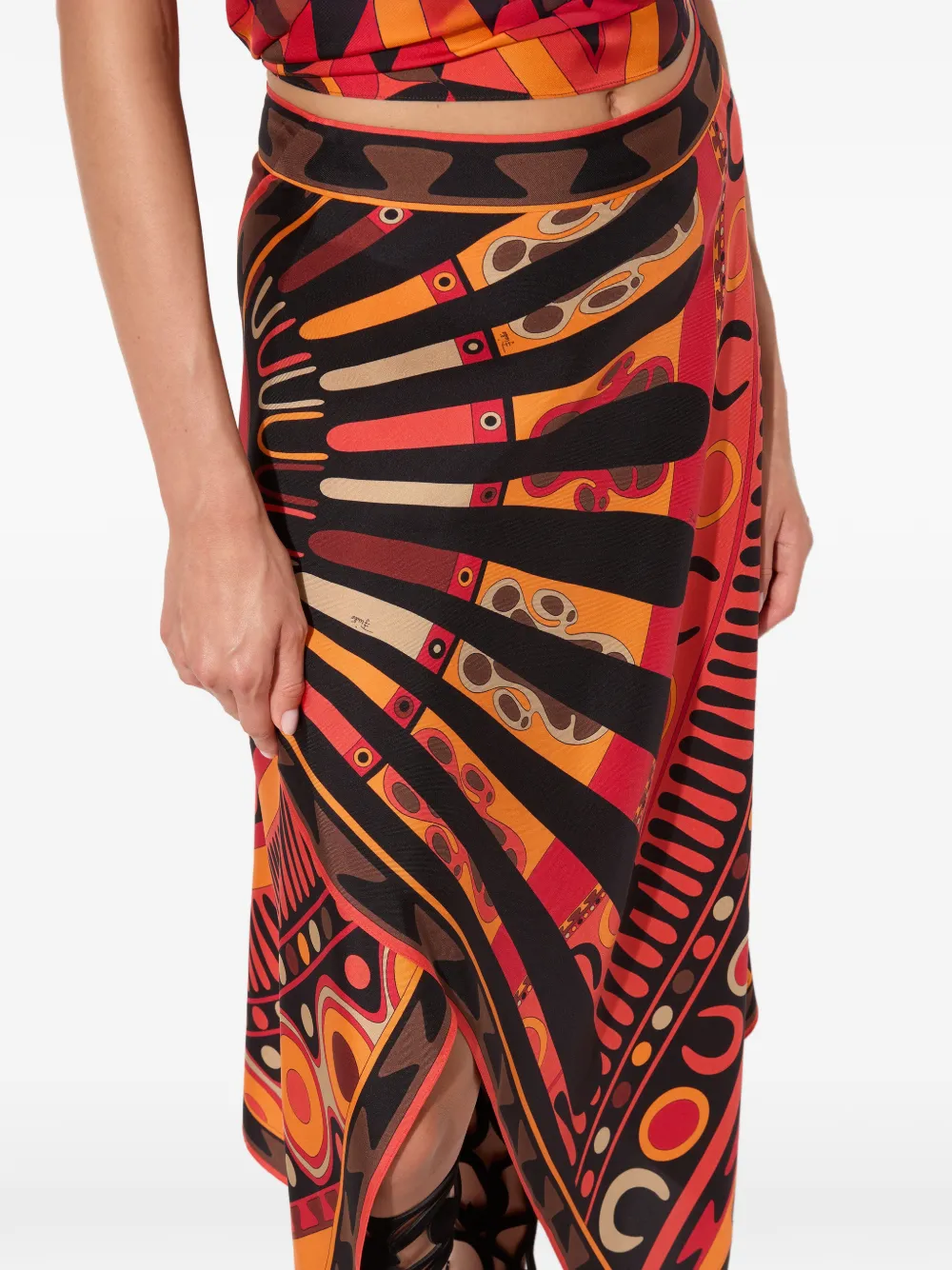 PUCCI Asymmetrische rok Zwart