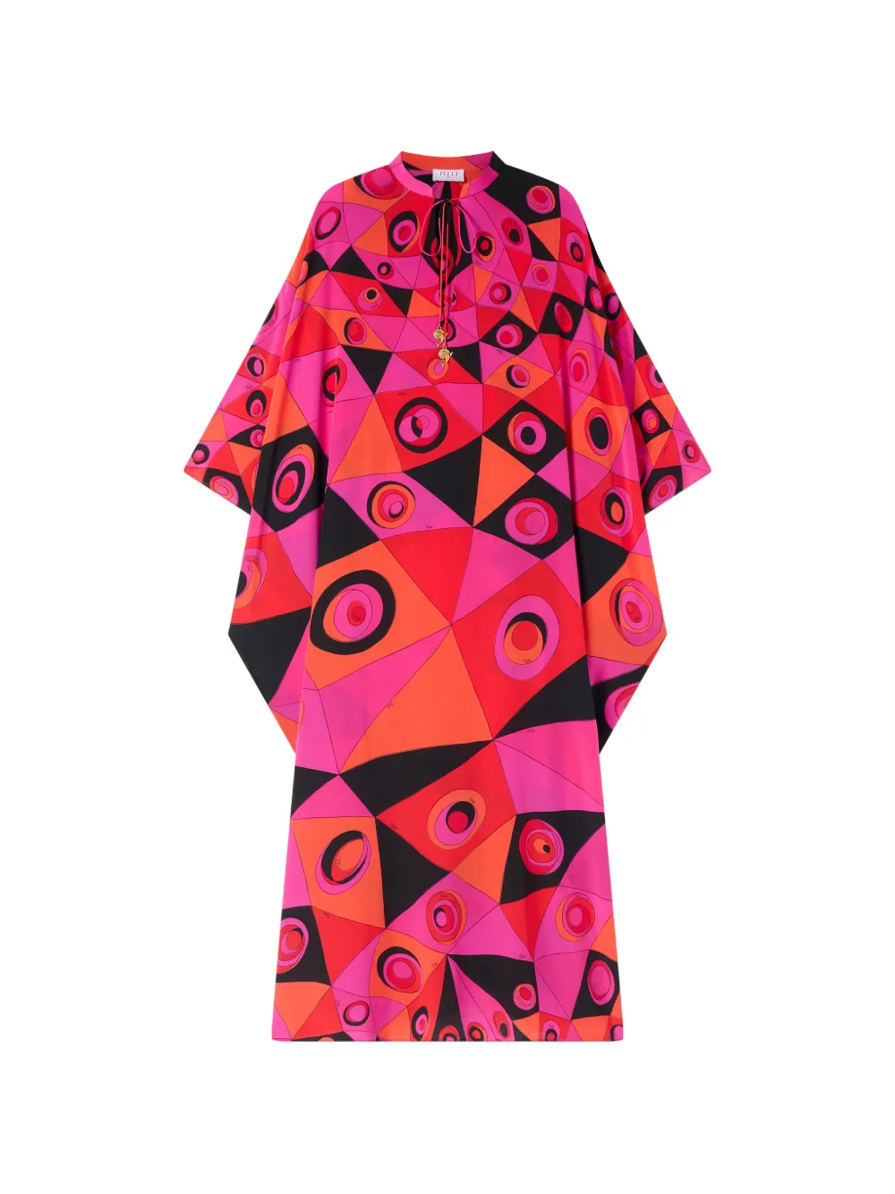 PUCCI Occhi print silk kaftan - Rosa