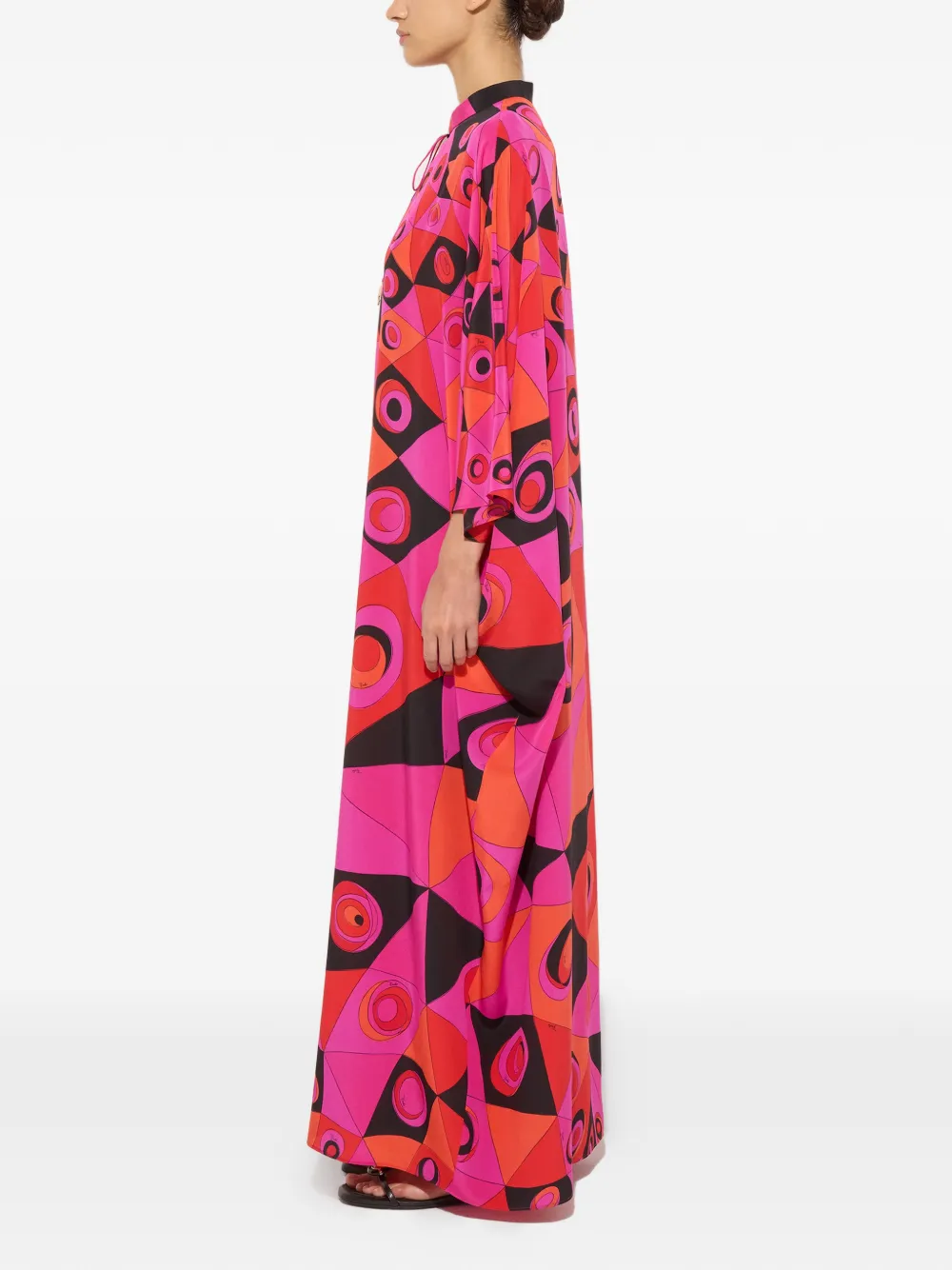 PUCCI Zijden tuniek met Occhi-print Roze