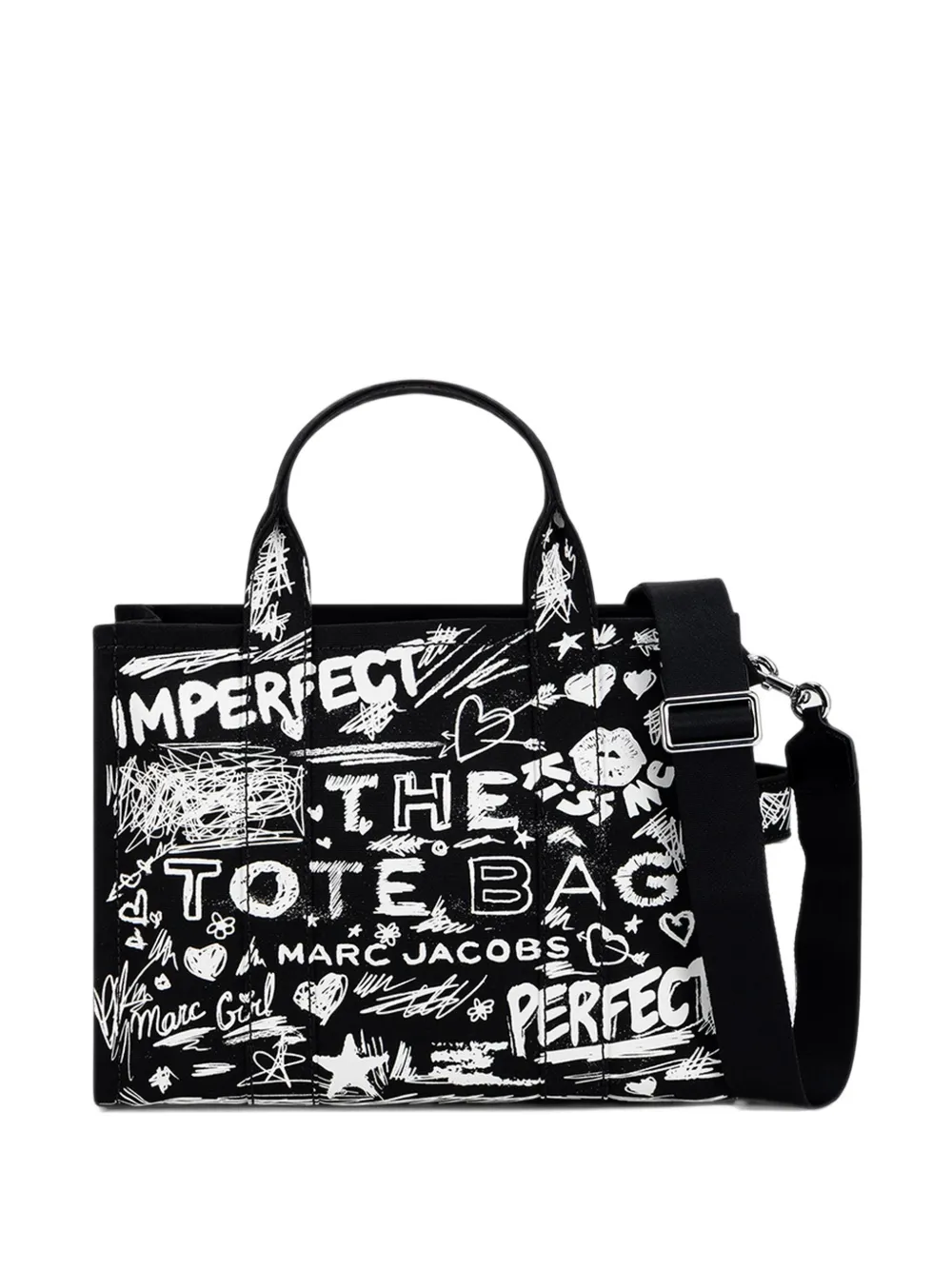 Marc Jacobs The Tote graffiti-print bag - Nero