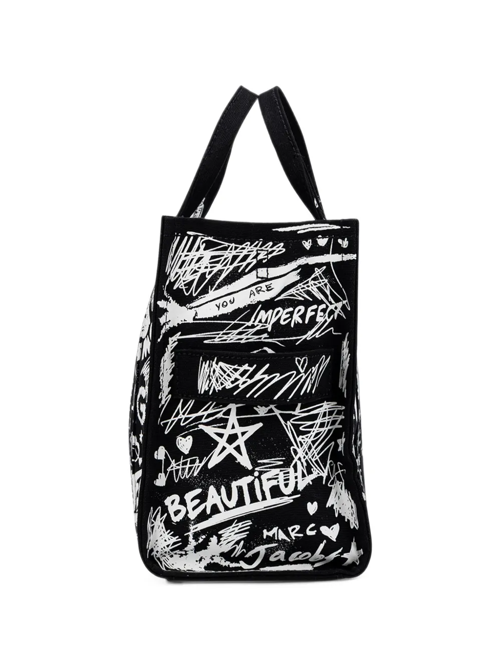 Marc Jacobs The Tote graffiti-print bag Zwart