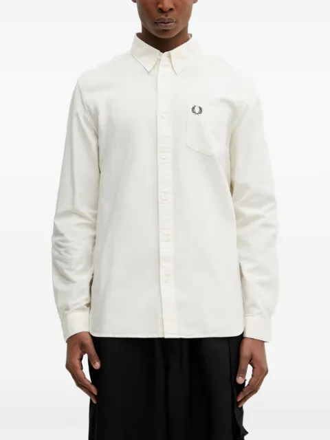 Fred Perry logo-embroidered shirt