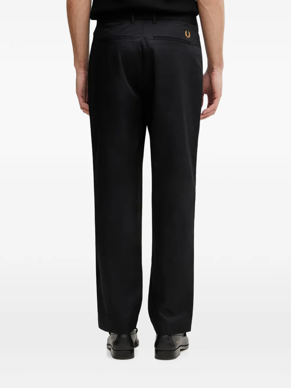 Fred Perry Broek met geborduurd logo Zwart