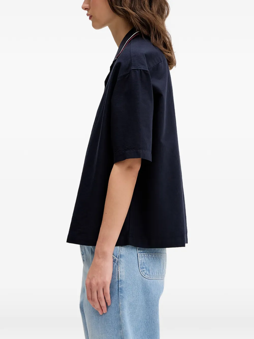 Fred Perry Camisa Con Logo Bordado - Azul 