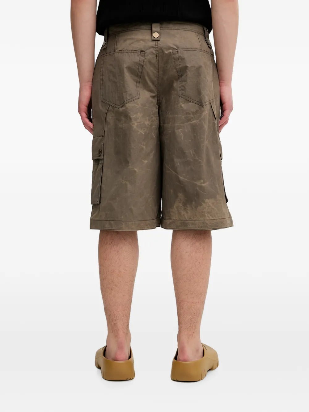 Andersson Bell Carpender cargo shorts met meerdere zakken Bruin