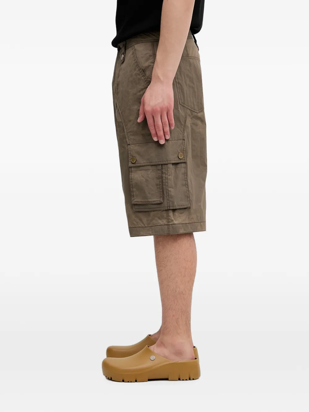 Andersson Bell Carpender cargo shorts met meerdere zakken Bruin