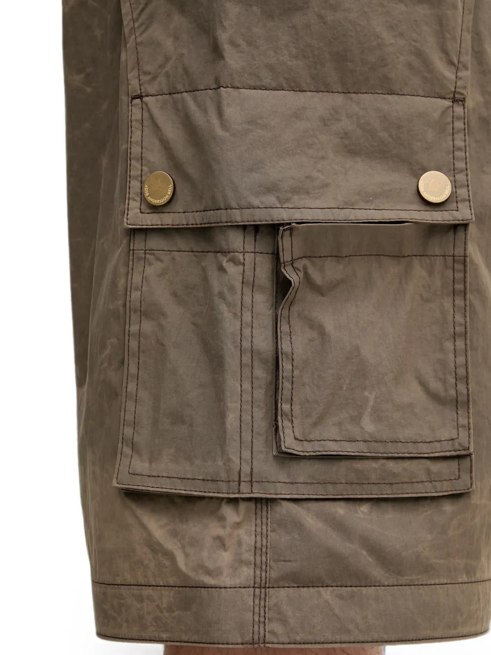 Andersson Bell Carpender cargo shorts met meerdere zakken Bruin