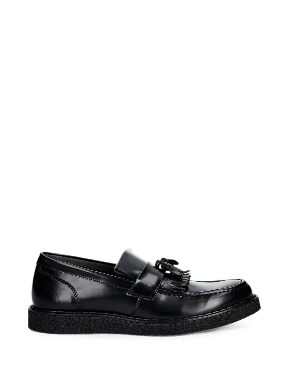 Fred Perry x George Cox leather loafers - Nero