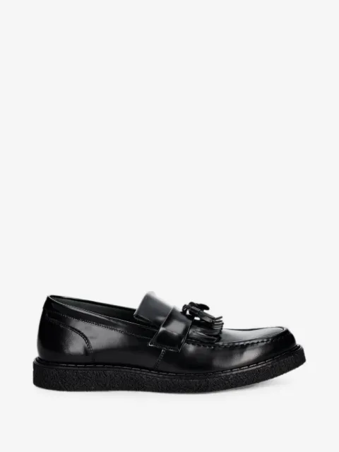 Fred Perry x George Cox läderloafers