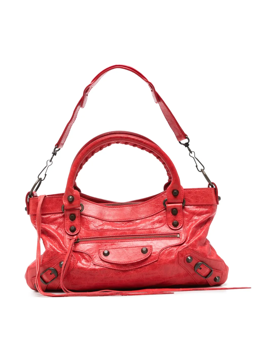 Balenciaga Pre-Owned 2000s small City tote bag - Rosso