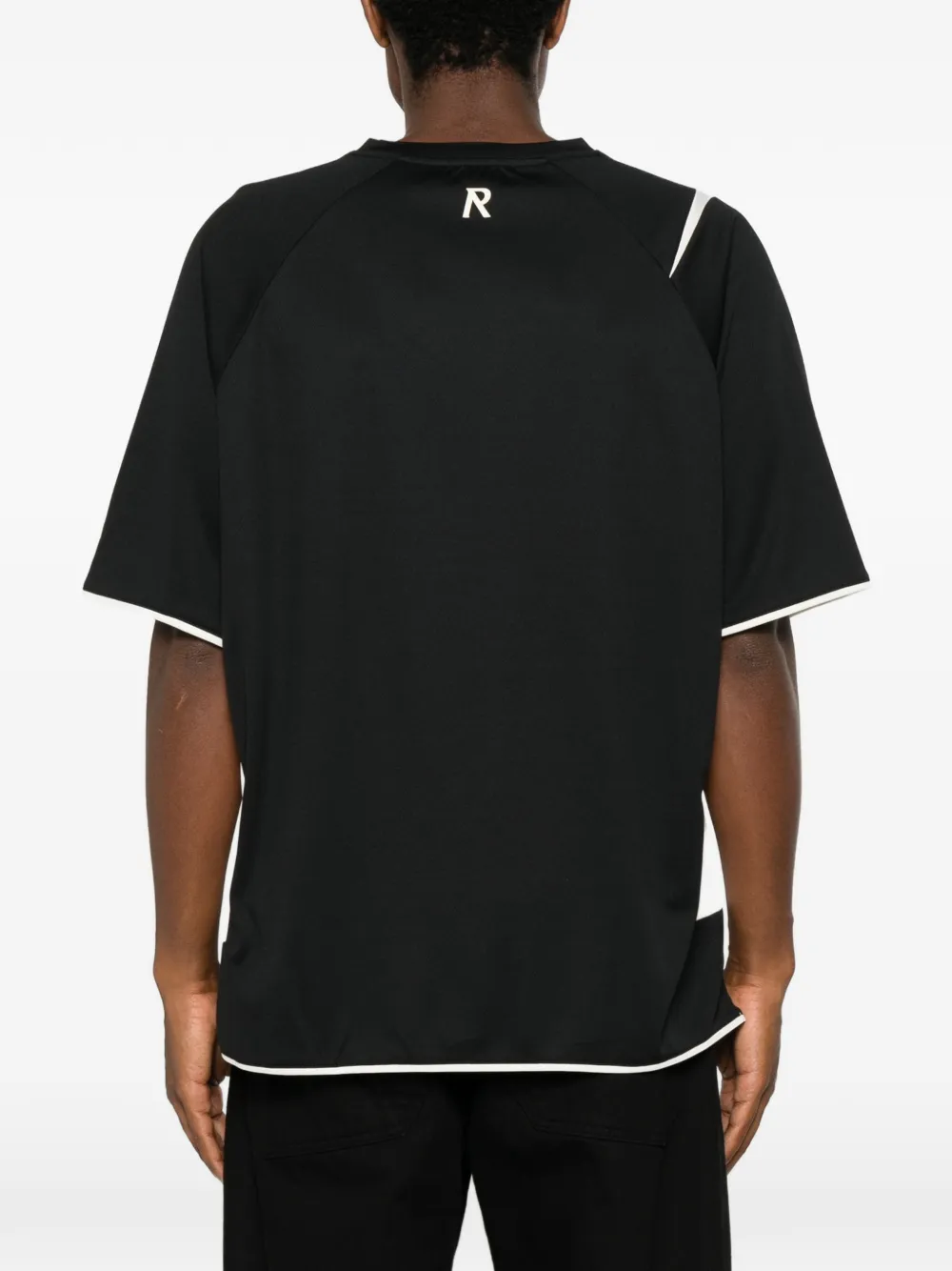 Represent Star Football T-shirt met logoprint Zwart