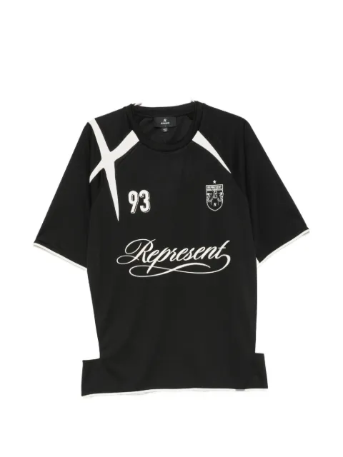 Represent Star Football logo-print T-shirt