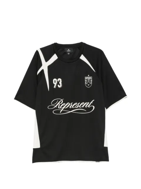 Represent Star Football logo-print T-shirt