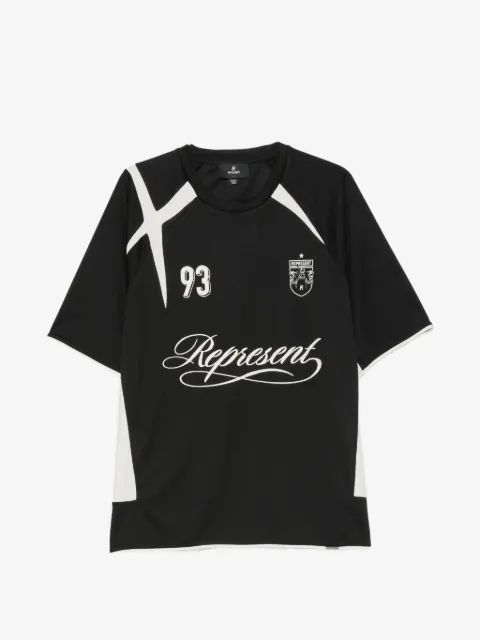 Represent Star Football logo-print T-shirt