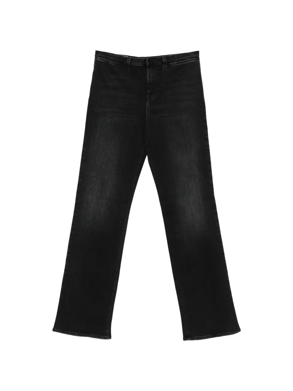 Gucci Web-stripe wide-leg jeans - Schwarz
