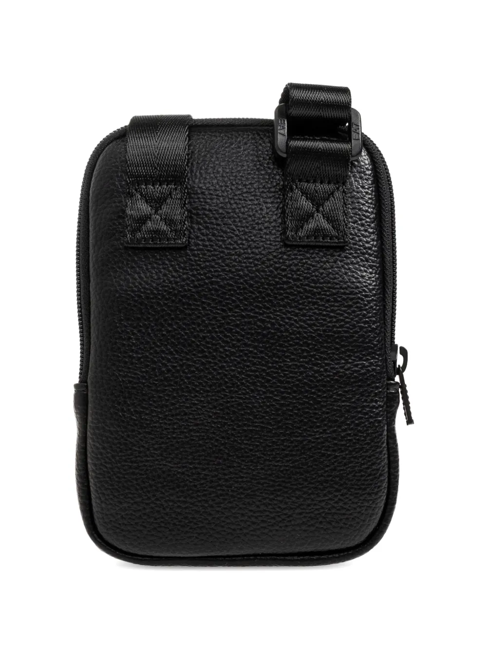 Ea7 Emporio Armani Bewerkte messengertas met logopatch Zwart