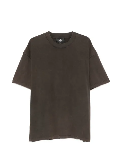 Represent Initial faded-effect logo-plaque T-shirt
