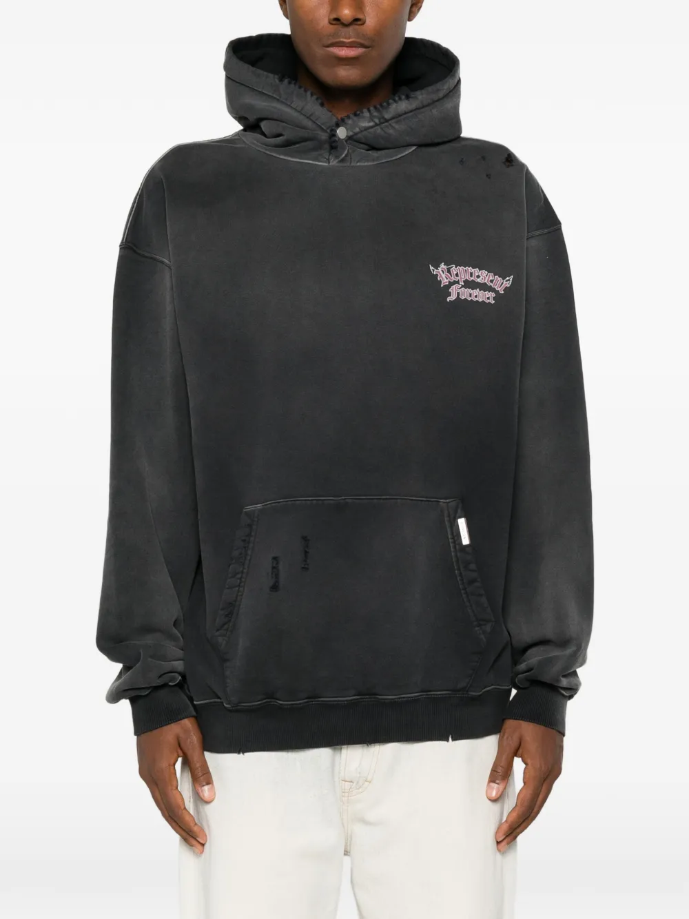 Represent Duality hoodie Zwart
