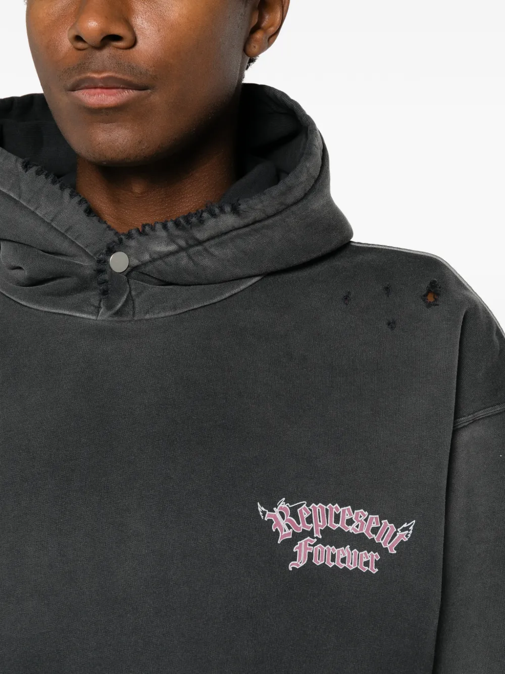 Represent Duality hoodie Zwart