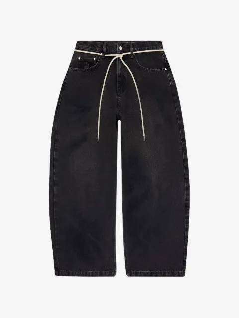 ABOUTBLANK wide-leg drawstring-waist jeans