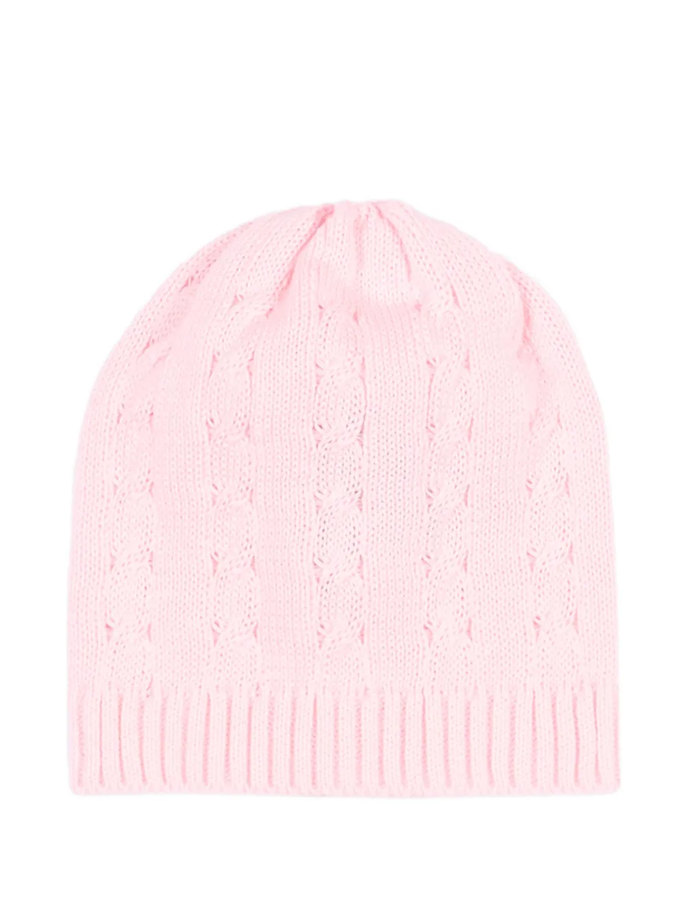 Little Bear Berretto in maglia a trecce - Rosa