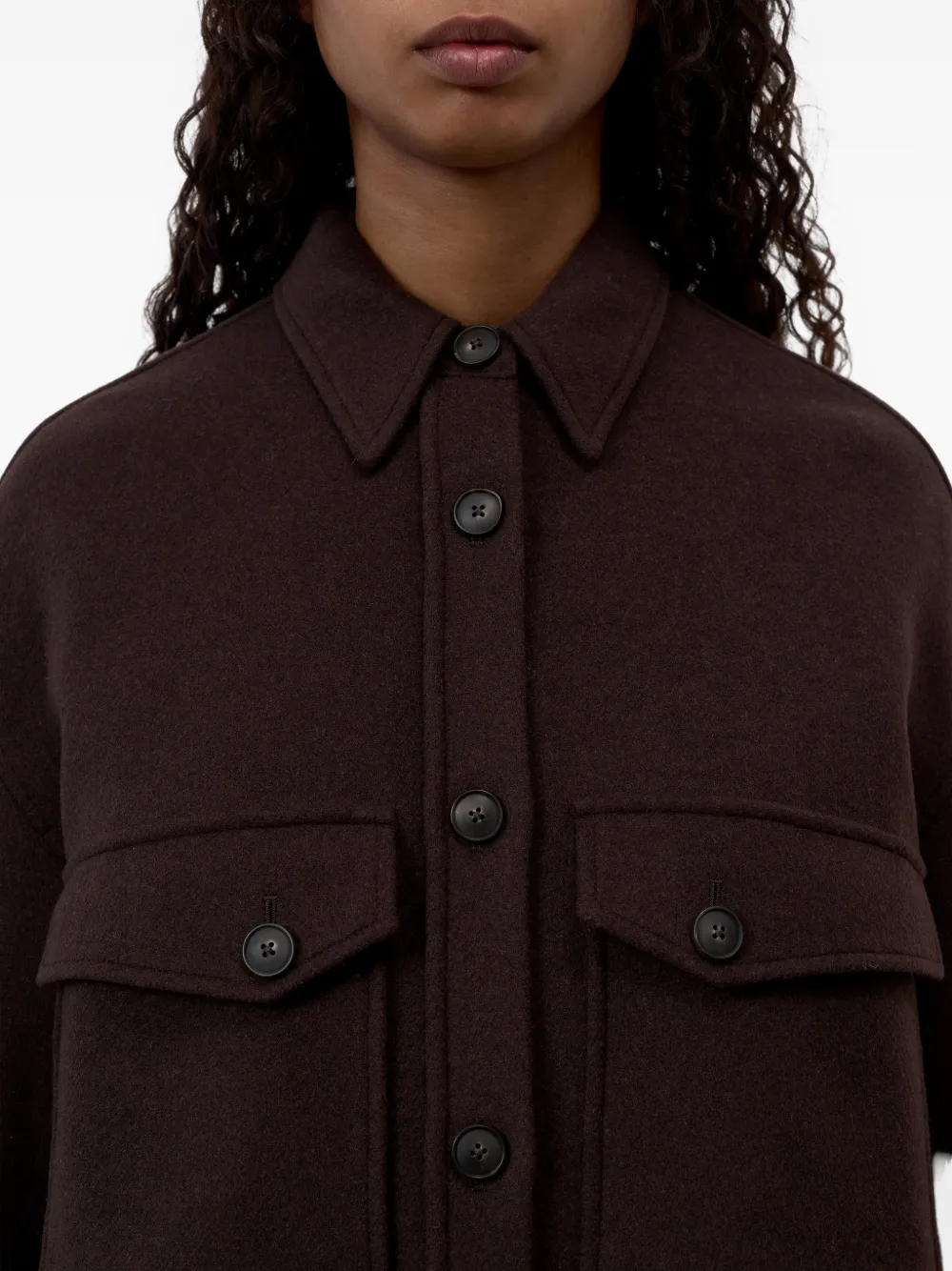 Closed Oversized jack Bruin