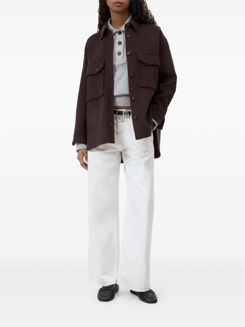 Closed Oversized jack Bruin