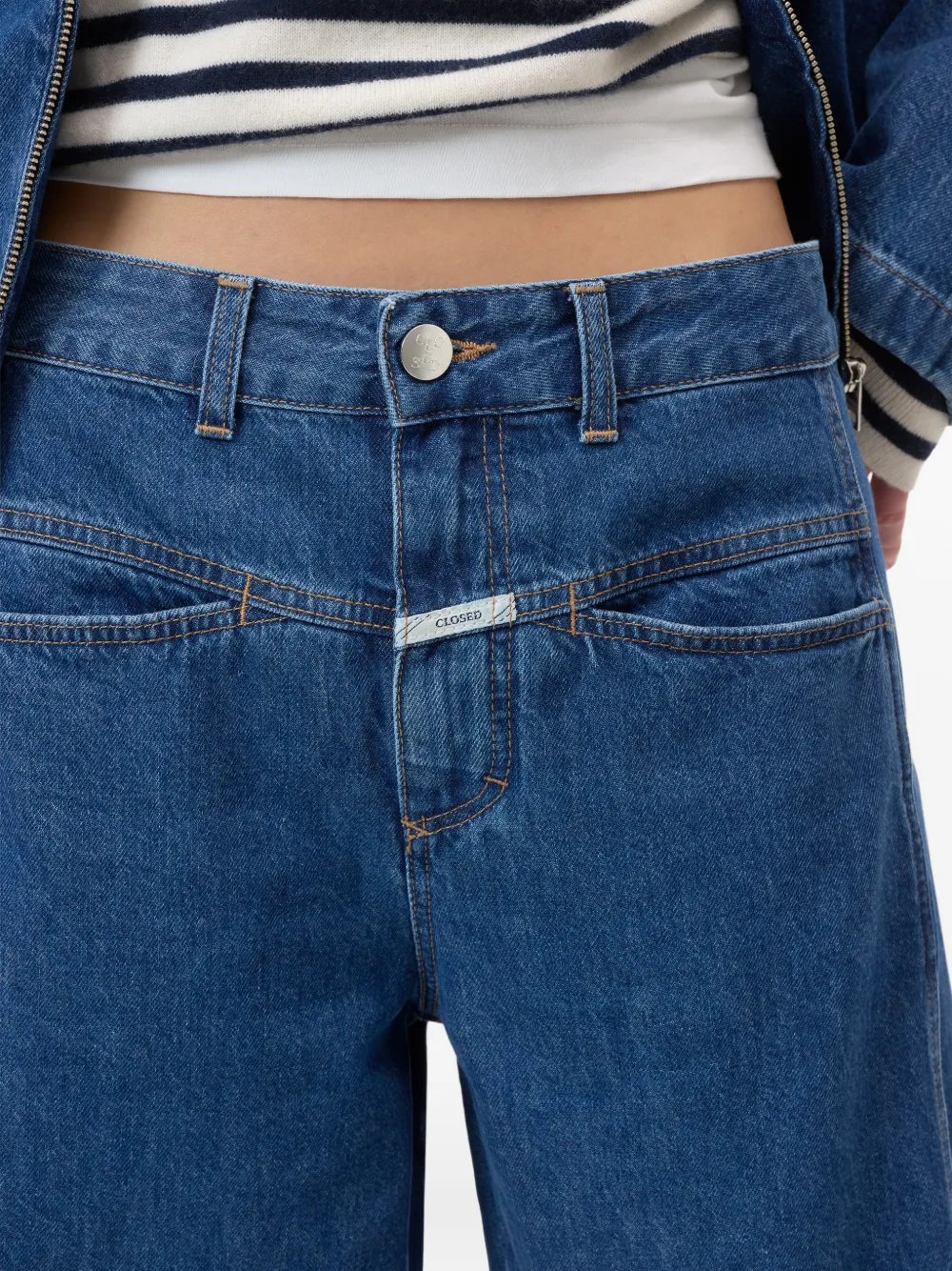 Closed Tori-X jeans met wijde pijpen Blauw