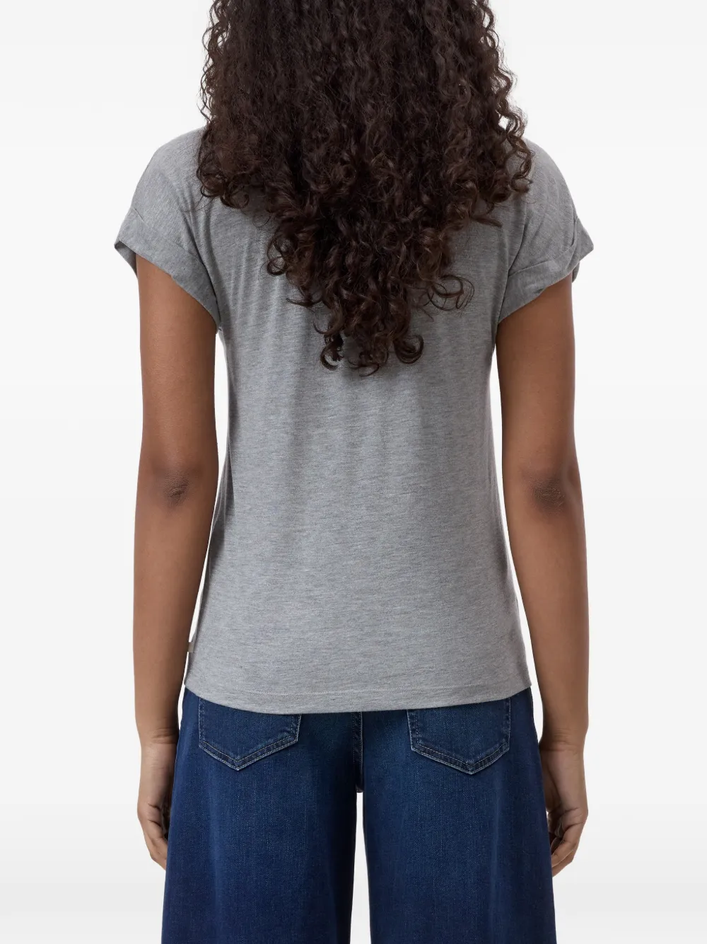 Closed T-shirt met ronde hals Grijs