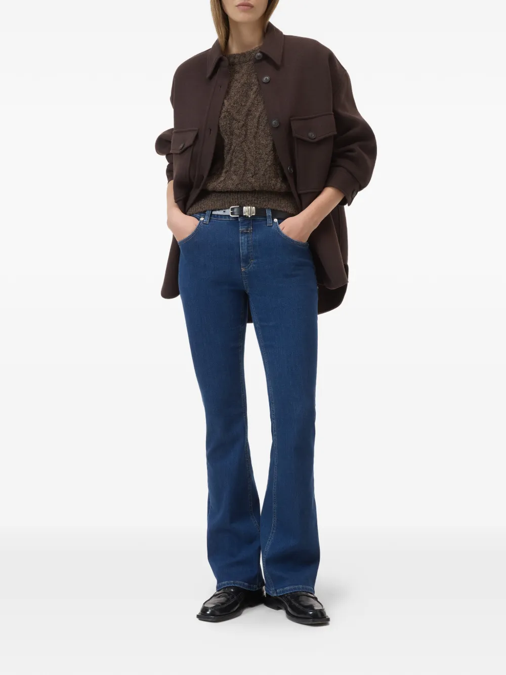 Closed Jovanna flared jeans Blauw