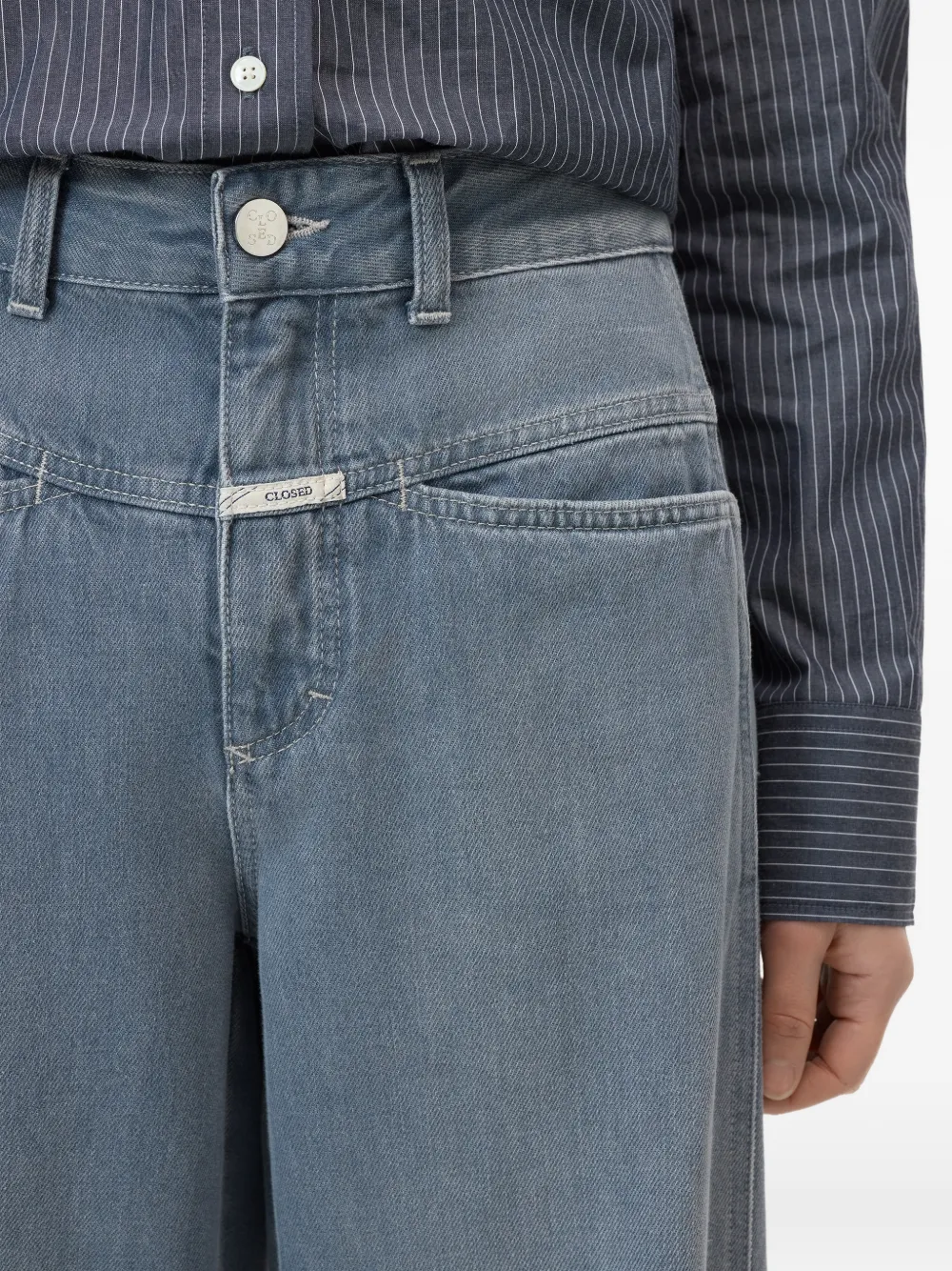 Closed Tori-X jeans met wijde pijpen Blauw