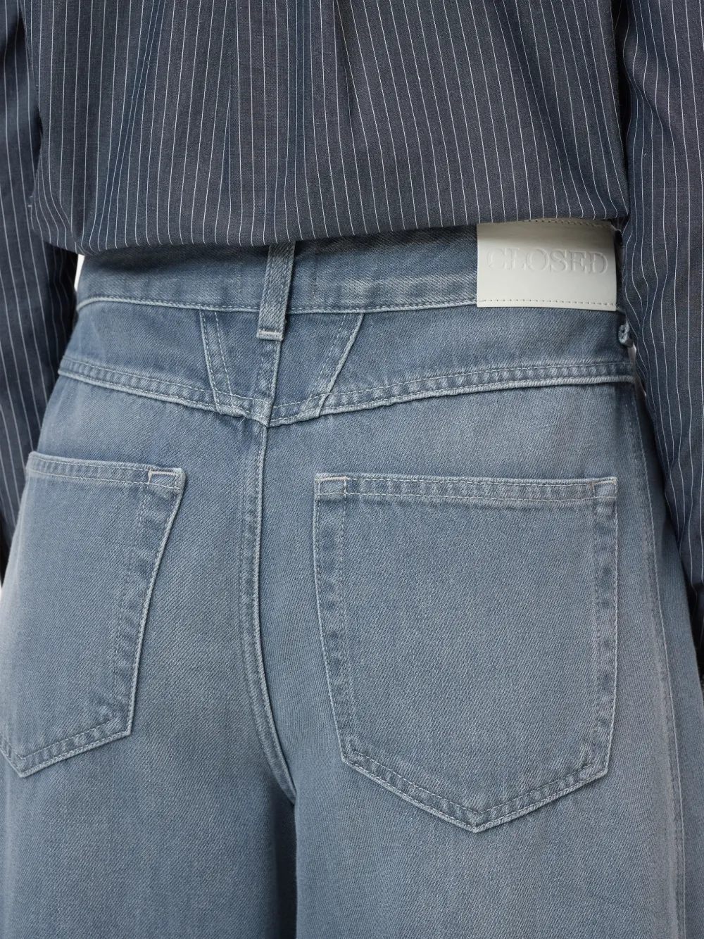 Closed Tori-X jeans met wijde pijpen Blauw
