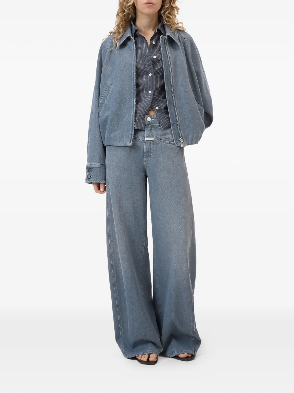 Closed Tori-X jeans met wijde pijpen Blauw