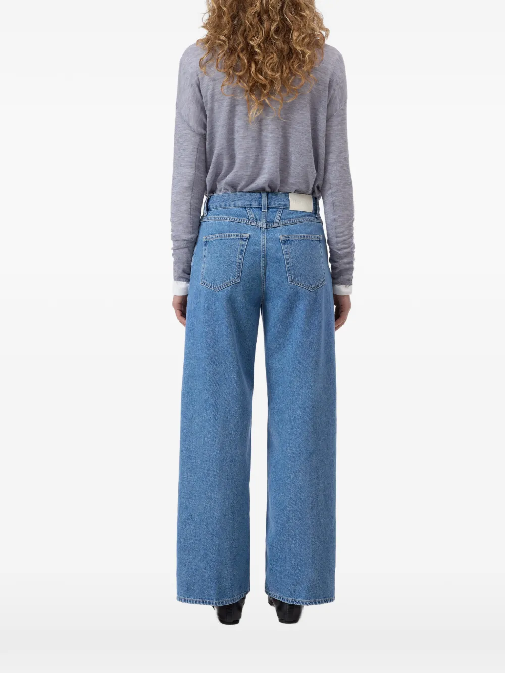 Closed Jayla jeans met wijde pijpen Blauw