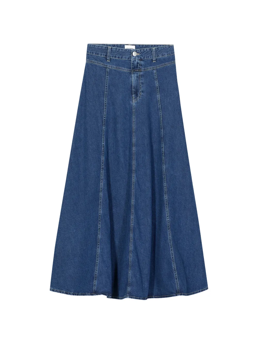 Closed Gonna lunga con inserti - Blu