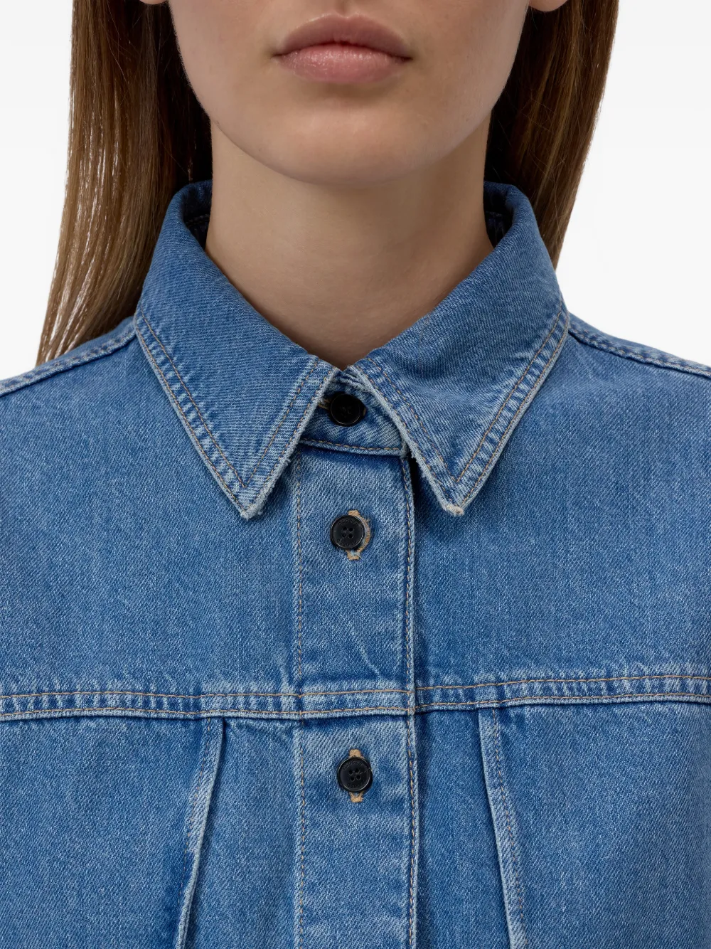 Closed Denim overhemd Blauw