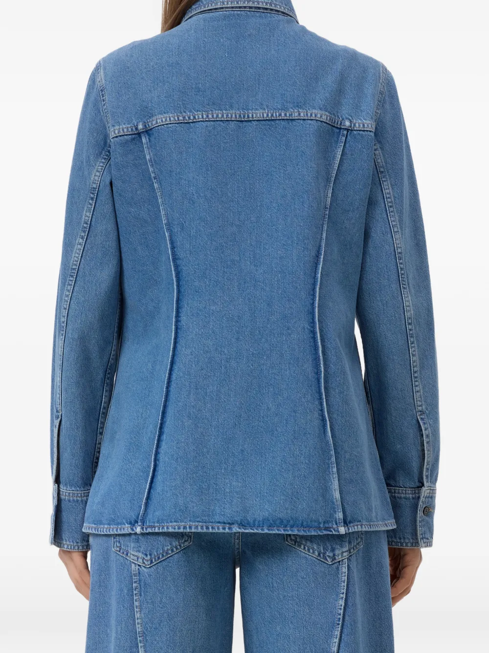 Closed Denim overhemd Blauw