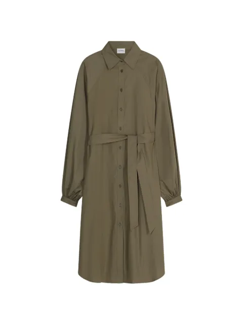 Closed belted midi dress