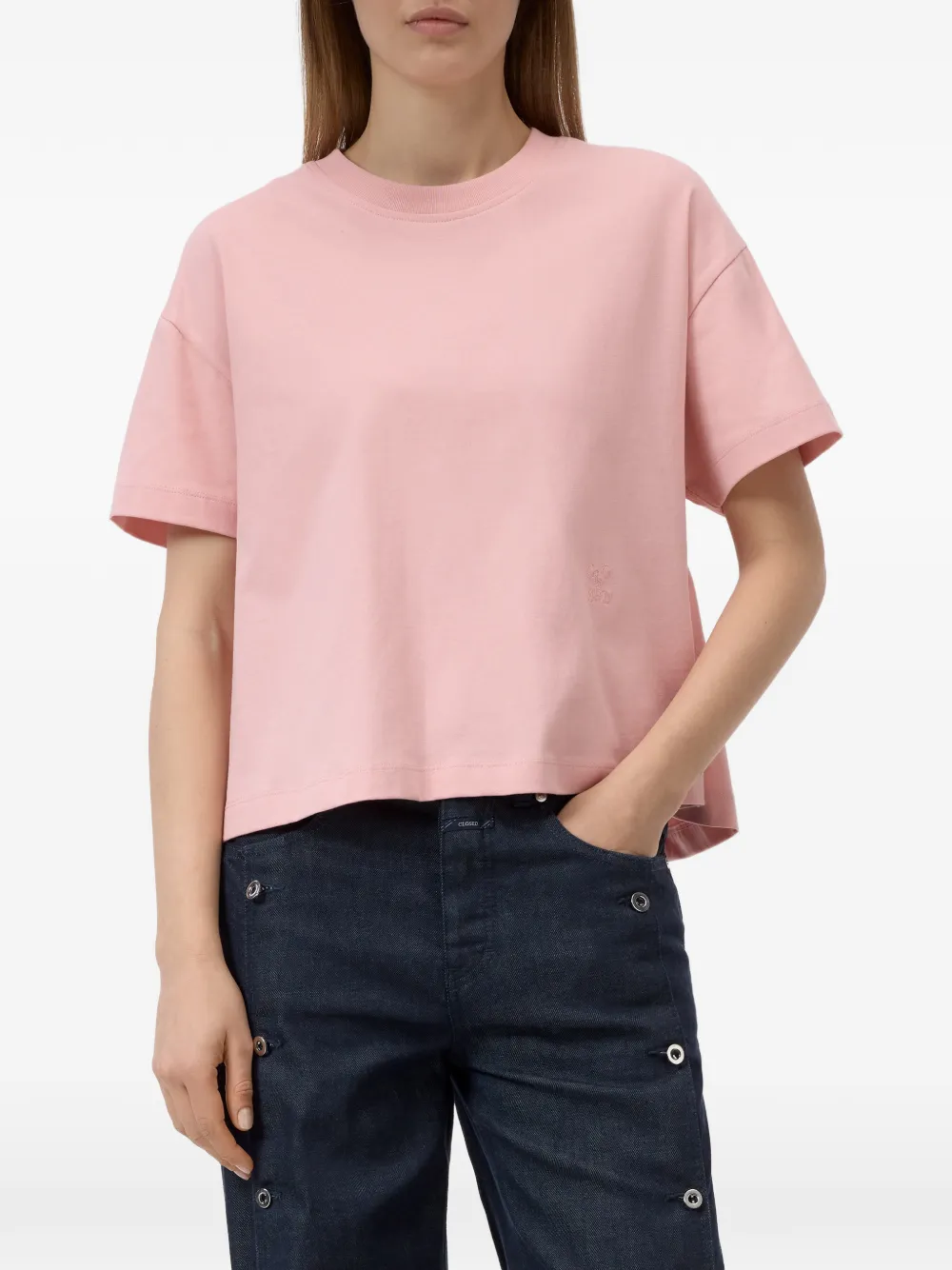 Closed Katoenen T-shirt Roze
