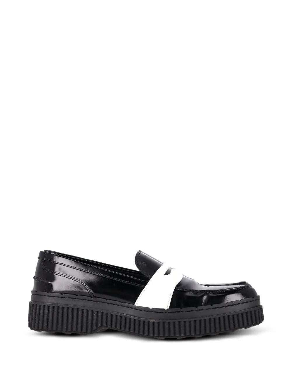 Tod's Vintage platform Penny loafers - Schwarz