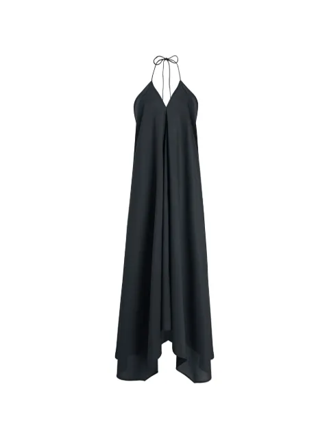 mare di latte Ivina halterneck asymmetric-hem dress