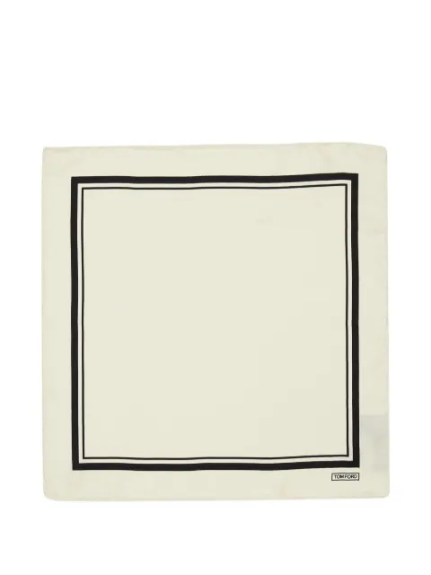 TOM FORD silk frame pocket square